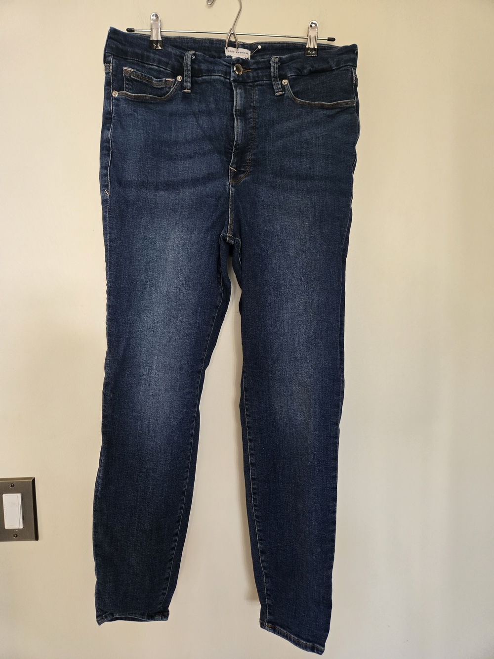 Good American Skinny Jeans - Dark Blue Wash